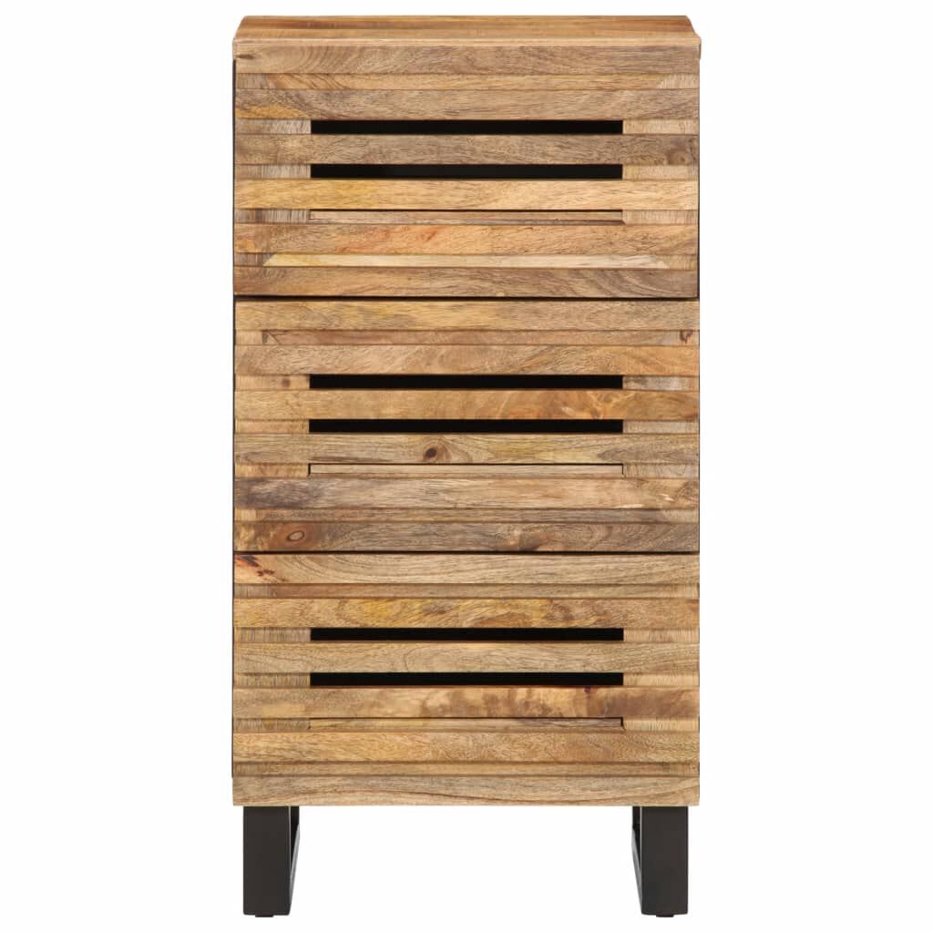 vidaXL Ντουλάπι 40 x 34 x 75 εκ. από Μασίφ Ακατέργαστο Ξύλο Μάνγκο