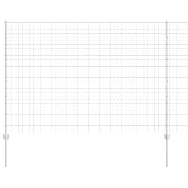 vidaXL Τεντώτο με στήριγμα Ασημί 1,6 x 10 m Ατσάλι