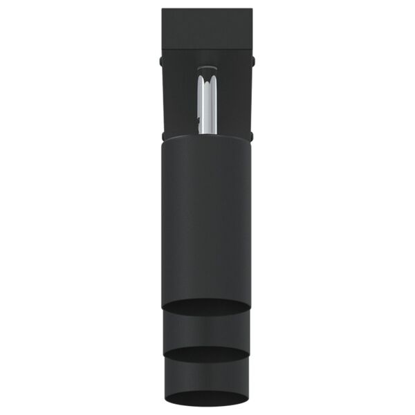 vidaXL Σποτ οροφής Μαύρο 38 x 5.5 x 16.5 εκ Ατσάλι