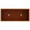vidaXL &Upsilon;&psi;&omega;&mu;έ&nu;&eta; &Gamma;&lambda;ά&sigma;&tau;&rho;&alpha; &Kappa;ή&pi;&omicron;&upsilon; &Sigma;&kappa; rusty 60 x 26 x 45 &epsilon;&kappa;