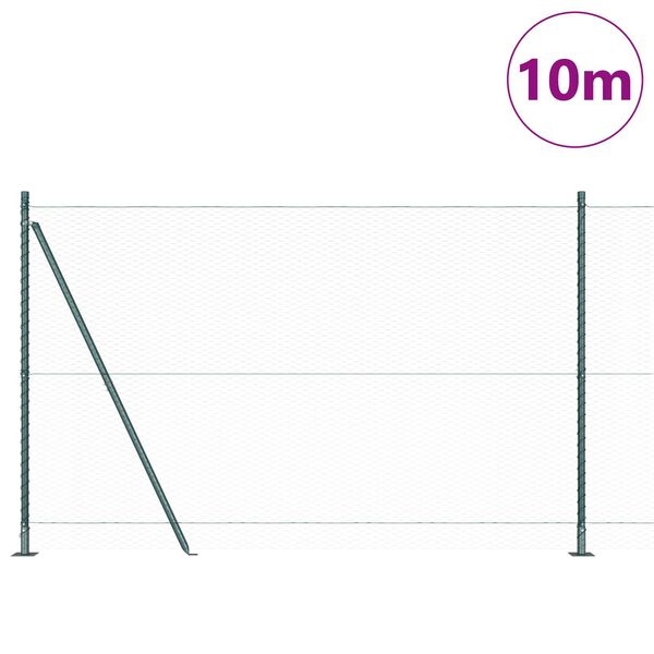 vidaXL &Sigma;&tau;ύ&lambda;&omicron;&sigmaf; &Pi;&epsilon;&rho;&iota;&phi;&rho;ά&xi;&epsilon;&omega;&nu; &Pi;&rho;ά&sigma;&iota;&nu;&omicron; 10 x 1,6 m (25 mm &pi;&lambda;έ&gamma;&mu;&alpha;)