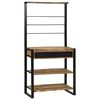 vidaXL Ράφι κουζίνας Καφέ 80 x 40 x 160 cm Μασίφ ξύλο μάνγκο