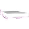 vidaXL Στρώμα με Pocket Springs Ανοιχτό Γκρι 120x210x20 εκ. Βελούδινο