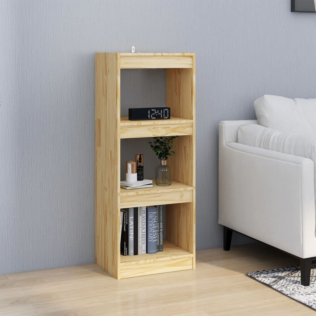 vidaXL Βιβλιοθήκη/Διαχωριστικό Χώρου 40x30x103,5 εκ. Μασίφ Ξύλο Πεύκου