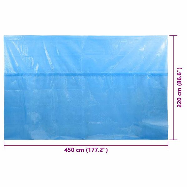 Κάλυμμα Πισίνας Ορθογώνιο Μπλε 450 x 220 εκ. από Πολυαιθυλένιο