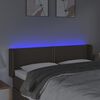 vidaXL &Kappa;&epsilon;&phi;&alpha;&lambda;ά&rho;&iota; &Kappa;&rho;&epsilon;&beta;&alpha;&tau;&iota;&omicron;ύ LED Taupe 147x16x78/88 &epsilon;&kappa;. &Upsilon;&phi;&alpha;&sigma;&mu;ά&tau;&iota;&nu;&omicron;
