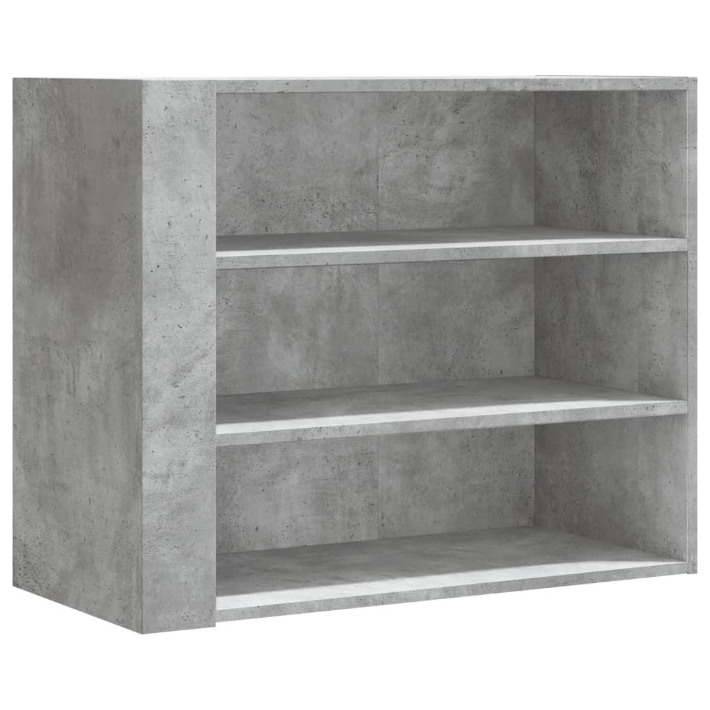 vidaXL Ντουλάπι Τοίχου Γκρι Σκυρ. 75x35x60 εκ. Επεξεργασμένο Ξύλο