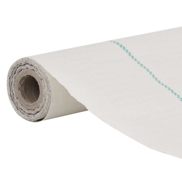 vidaXL Μεμβράνη Εδαφοκάλυψης Λευκή 1,5x150 μ. από Πολυπροπυλένιο