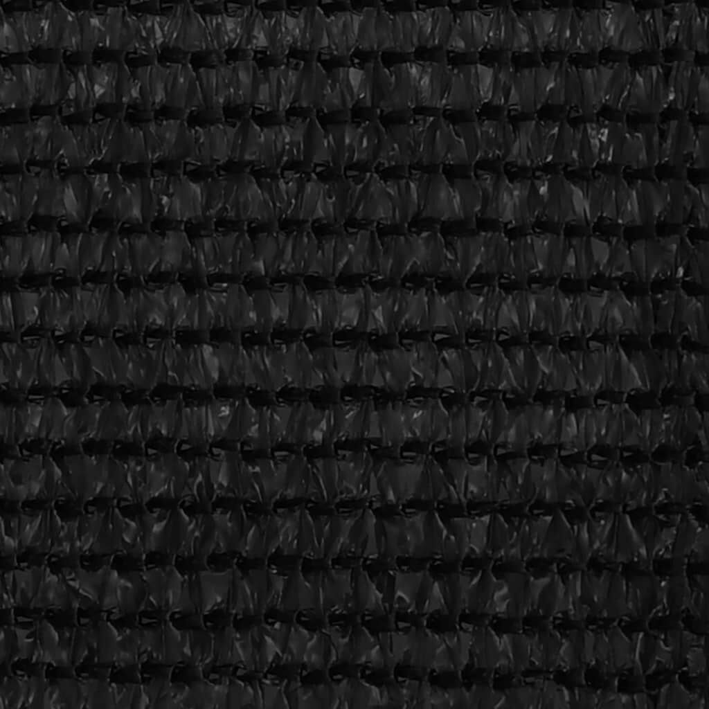 vidaXL Διαχωριστικό Βεράντας Μαύρο 75x400 εκ. από HDPE