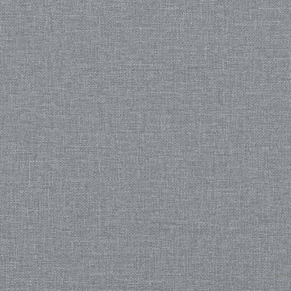 vidaXL Κρεβάτι Boxspring με Στρώμα Ανοιχτό Γκρι 120x200 εκ. Υφασμάτινο