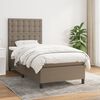 vidaXL &Kappa;&rho;&epsilon;&beta;ά&tau;&iota; Boxspring &mu;&epsilon; &Sigma;&tau;&rho;ώ&mu;&alpha; Taupe 90x190 &epsilon;&kappa;.&Upsilon;&phi;&alpha;&sigma;&mu;ά&tau;&iota;&nu;&omicron;
