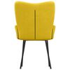 vidaXL Καρέκλες Τραπεζαρίας 2 τεμ. Κίτρινες Βελούδινες