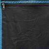 vidaXL Τσάντα αποθήκευσης Μαύρο και μπλε 140 x 40 cm oxford