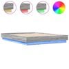 vidaXL &Pi;&lambda;&alpha;ί&sigma;&iota;&omicron; &Kappa;&rho;&epsilon;&beta;&alpha;&tau;&iota;&omicron;ύ &mu;&epsilon; LED &Gamma;&kappa;&rho;&iota; Sonoma 150x200 &epsilon;&kappa;.
