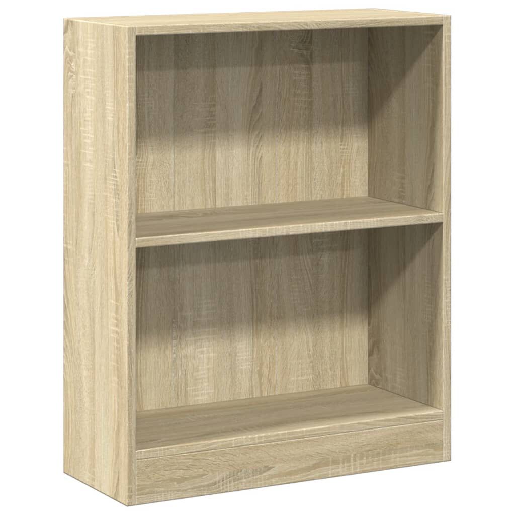vidaXL Βιβλιοθήκη Sonoma Δρυς 60 x 24 x 76 εκ. Επεξεργασμένο Ξύλο