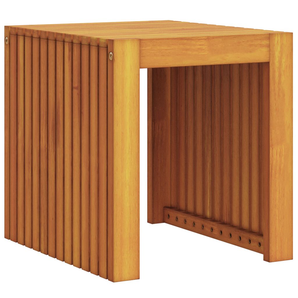 vidaXL Τραπέζι Κήπου 43x36x40 εκ. Μασίφ Ξύλο Teak