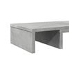 vidaXL Βάση Οθόνης Ρυθμιζ. Γκρι Σκυρ. 60x24x10,5 εκ. Επεξεργ. Ξύλο