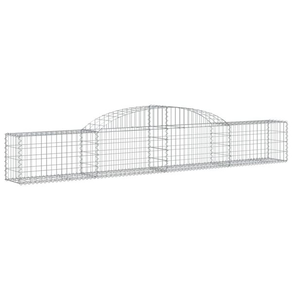 vidaXL Συρματοκιβώτια Τοξωτά 20 τεμ. 300x30x40/60 εκ. Γαλβαν. Ατσάλι