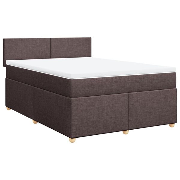 vidaXL &Kappa;&rho;&epsilon;&beta;ά&tau;&iota; Boxspring &mu;&epsilon; &Sigma;&tau;&rho;ώ&mu;&alpha; &Sigma;&kappa;&omicron;ύ&rho;&omicron; &Kappa;&alpha;&phi;έ 160x200 &epsilon;&kappa; &Upsilon;&phi;&alpha;&sigma;&mu;ά&tau;&iota;&nu;&omicron;