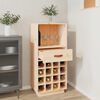 vidaXL Κάβα Κρασιών 45 x 34 x 100 εκ. από Μασίφ Ξύλο Πεύκου