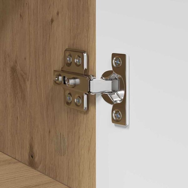 vidaXL Ντουλάπι Μπάνιου με αποθήκευση artisan δρυς 37 x 31.5 x 82 εκ