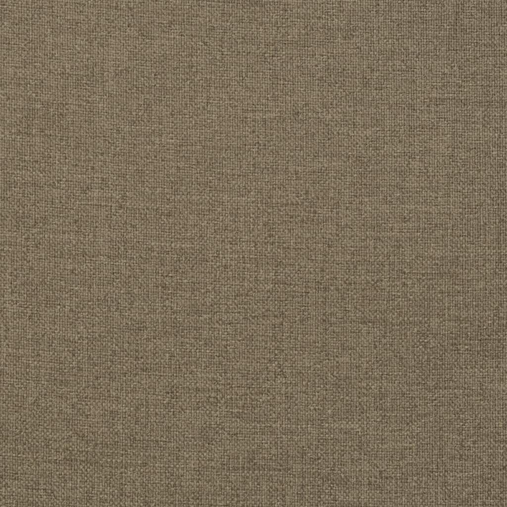 vidaXL Μαξιλάρι Ξαπλώστρας Taupe Μελανζέ 200x60x4 εκ. Ύφασμα