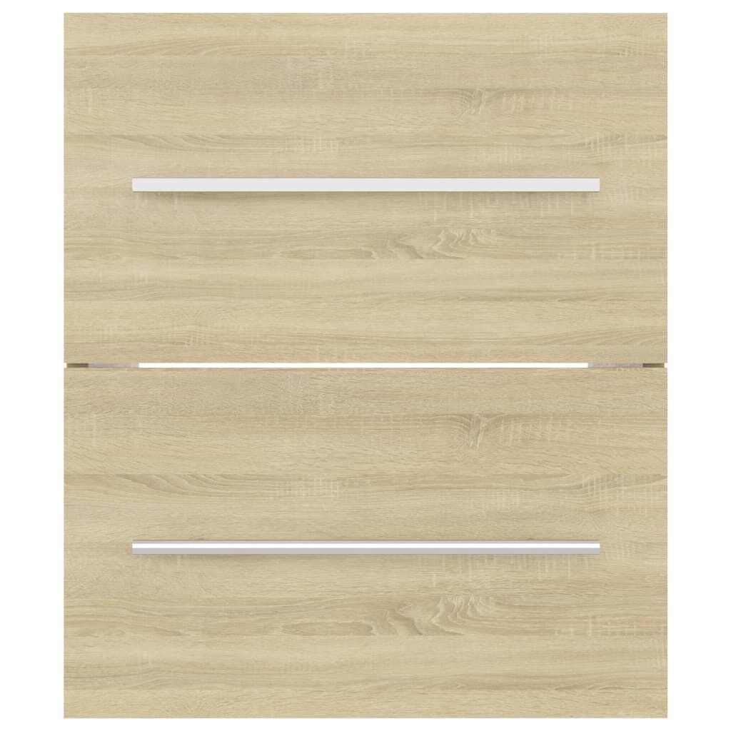 vidaXL Ντουλάπι Νιπτήρα Sonoma Δρυς 41 x 38,5 x 48 εκ. από Επεξ. Ξύλο