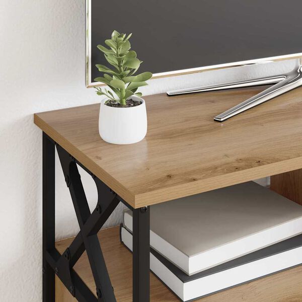 vidaXL &Nu;&tau;&omicron;&upsilon;&lambda;ά&pi;&iota; TV &mu;&epsilon; &sigma;&upsilon;&rho;&tau;ά&rho;&iota; Artisan Oak 90 x 33 x 45 &epsilon;&kappa;