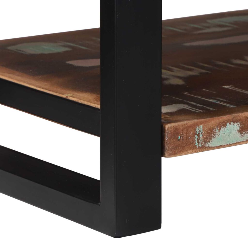 vidaXL Κουτί Αποθήκευσης Πολύχρωμο 80x35x45 εκ. Μασίφ Ανακυκλωμένο Ξύλο