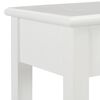 vidaXL Τραπέζι Κονσόλα Λευκό 110 x 35 x 80 εκ. Ξύλινο