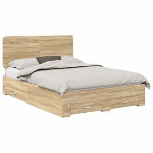 vidaXL &Sigma;&kappa;&epsilon;&lambda;&epsilon;&tau;ό&sigmaf; &Kappa;&rho;&epsilon;&beta;&alpha;&tau;&iota;&omicron;ύ &Delta;&rho;ύ&sigmaf; Sonoma 150 x 200 cm &Epsilon;&pi;&epsilon;&xi;&epsilon;&rho;&gamma;&alpha;&sigma;&mu;έ&nu;&omicron; &Xi;ύ&lambda;&omicron;