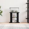 vidaXL Βάση Ενυδρείου Μαύρη Δρυς 60x30x60 εκ. από Τεχνητό Ξύλο