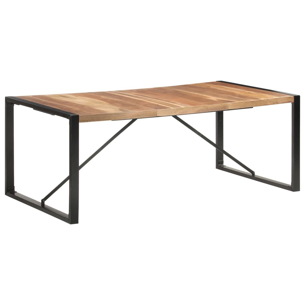 vidaXL Τραπεζαρία 200 x 100 x 75 εκ. από Μασίφ Ξύλο