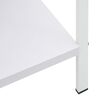 vidaXL Ραφιέρα 5 Επιπέδων Λευκή 60x27,6x158,5 εκ. Επεξεργασμένο Ξύλο
