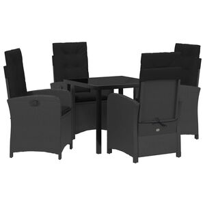 vidaXL &Sigma;έ&tau; &phi;&alpha;&gamma;&eta;&tau;&omicron;ύ &gamma;&iota;&alpha; &kappa;ή&pi;&omicron; &mu;&epsilon; &mu;&alpha;&xi;&iota;&lambda;ά&rho;&iota; 5 pcs &Mu;&alpha;ύ&rho;&omicron; &sigma;&upsilon;&nu;&theta;&epsilon;&tau;&iota;&kappa;ό &rho;&alpha;&tau;ά&nu;