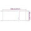 vidaXL Τέντα Κάθετη Μπεζ 180 x 1200 εκ. από Ύφασμα Oxford