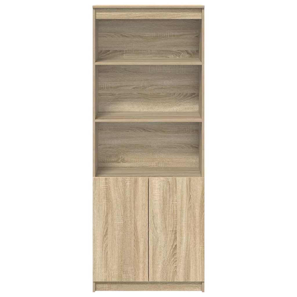 vidaXL Ντουλάπι Sonoma Δρυς 70x35x180 εκ. από Επεξεργασμένο Ξύλο