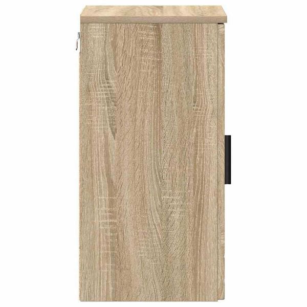 vidaXL Ντουλάπι Μπάνιου με αποθήκευση Sonoma Δρυς 30 x 31,5 x 61 εκ