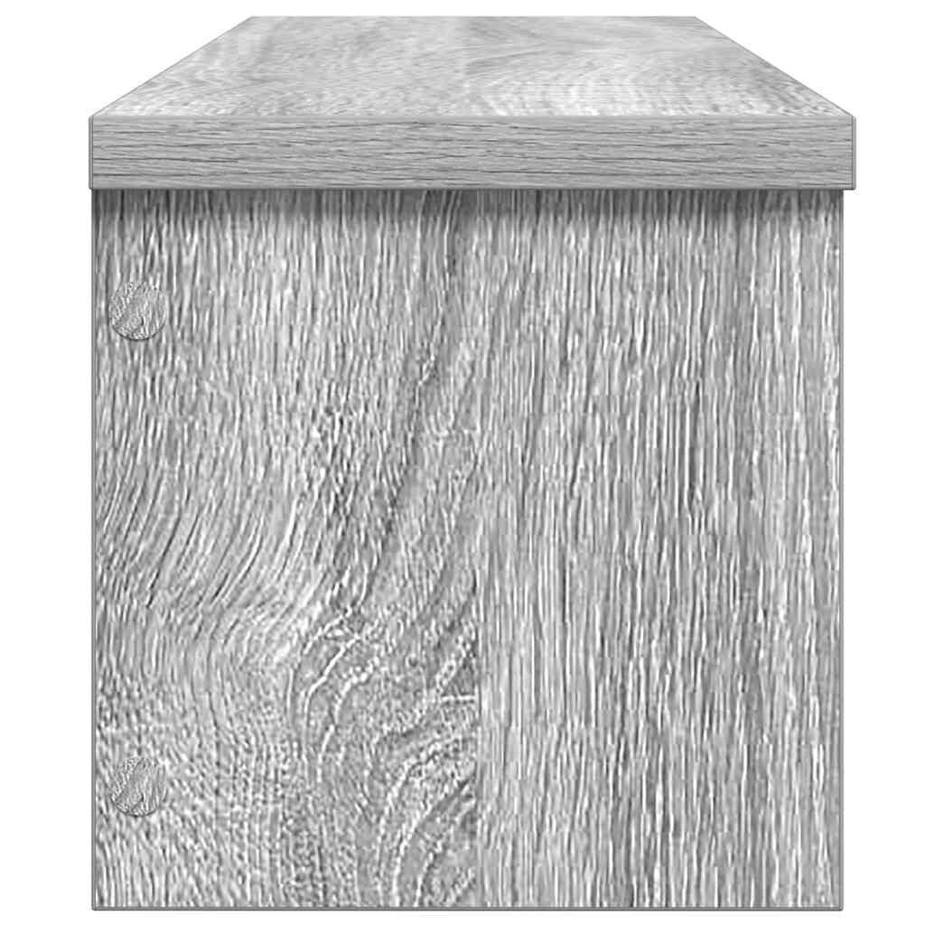 vidaXL Ράφι κουζίνας στοιβαζόμενο Γκρι Sonoma 50x15x16 εκ.