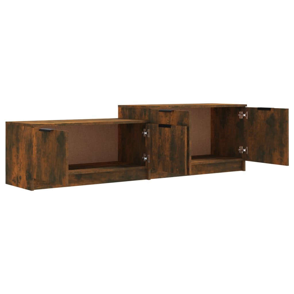 vidaXL Έπιπλο Τηλεόρασης Καπνιστή Δρυς 158,5x36x45 εκ. Επεξεργ. Ξύλο