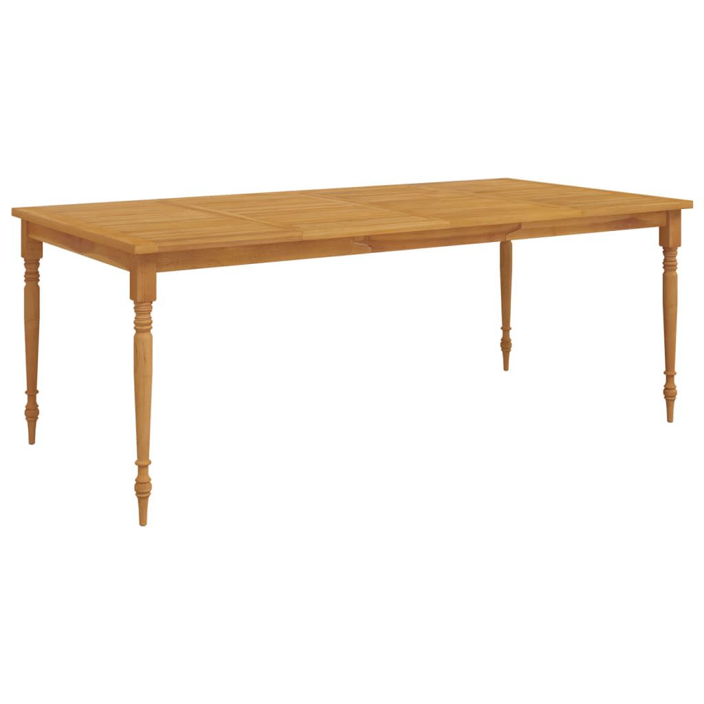 vidaXL Τραπέζι Batavia 200 x 100 x 75 εκ. από Μασίφ Ξύλο Teak