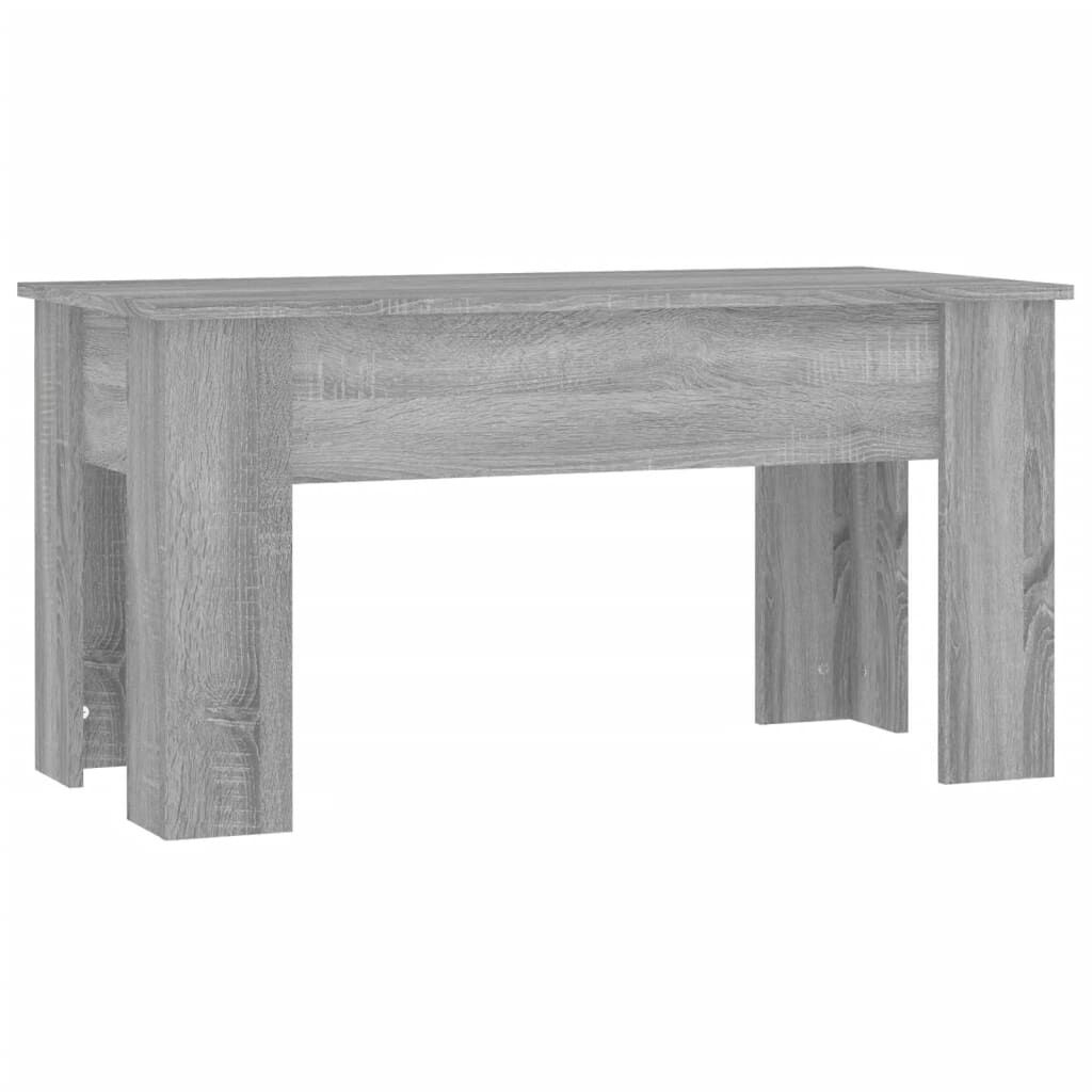 vidaXL Τραπεζάκι Σαλονιού Γκρι Sonoma 101x49x52 εκ. Επεξεργασμένο Ξύλο
