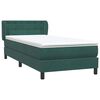vidaXL Box Spring &kappa;&rho;&epsilon;&beta;ά&tau;&iota; &mu;&epsilon; &sigma;&tau;&rho;ώ&mu;&alpha; &sigma;&kappa;&omicron;ύ&rho;&omicron; &pi;&rho;ά&sigma;&iota;&nu;&omicron; 90x210&epsilon;&kappa;. &Beta;&epsilon;&lambda;&omicron;ύ&delta;&iota;&nu;&omicron;