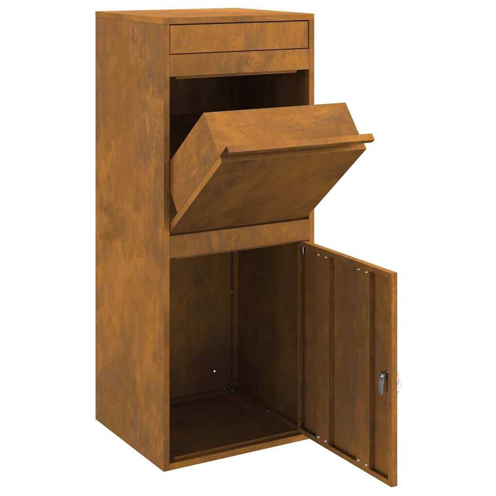 vidaXL Θυρίδα Πακέτων Σκ rusty 41 x 38 x 103 εκ
