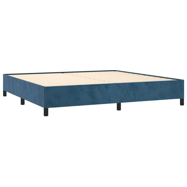 vidaXL &Kappa;&rho;&epsilon;&beta;ά&tau;&iota; Boxspring &mu;&epsilon; &Sigma;&tau;&rho;ώ&mu;&alpha; &Sigma;&kappa;&omicron;ύ&rho;&omicron; &Mu;&pi;&lambda;&epsilon; 200x200 &epsilon;&kappa;. &Beta;&epsilon;&lambda;&omicron;ύ&delta;&iota;&nu;&omicron;