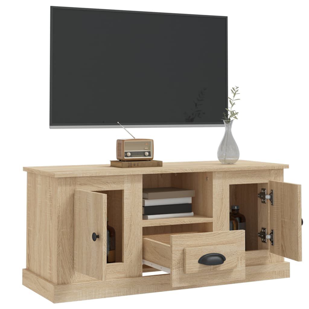 vidaXL Έπιπλο Τηλεόρασης Sonoma Δρυς 100x35,5x45 εκ. Επεξ. Ξύλο