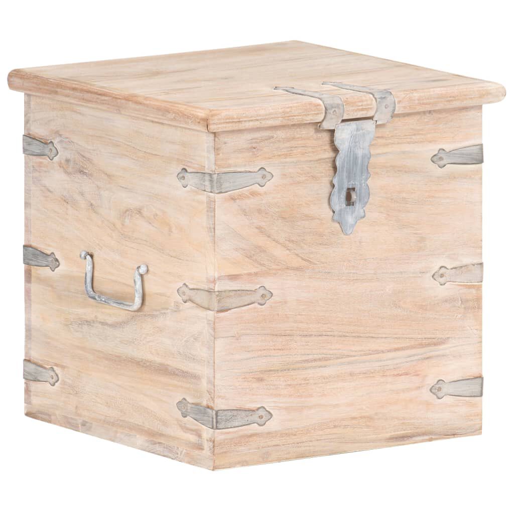 vidaXL Μπαούλο 40 x 40 x 40 εκ. από Μασίφ Ξύλο Ακακίας