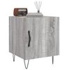 vidaXL Κομοδίνα 2 τεμ. Γκρι Sonoma 40 x 40 x 50 εκ. από Επεξεργ. Ξύλο