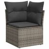 vidaXL Σετ Καναπέ Κήπου 9 pcs Γκρι 287,5 x 177,5 x 85 εκ. Πολυ ράταν