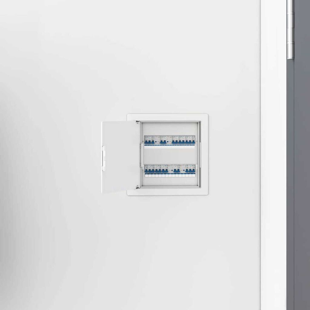 vidaXL Πίνακες Πρόσβασης 2 pcs Λευκό 15 x 15 x 2 εκ. ΑΒΣ Πλαστικό